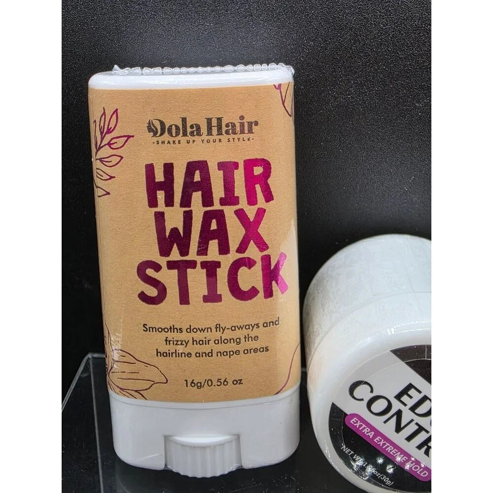 Dola Hair Wax Stick & Edge Control Extra Extreme Hold - Smooth Styles 16g & 1.05